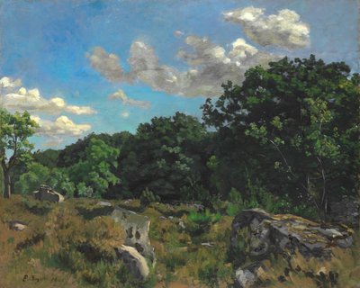 Paisaje en Chailly, 1865 de Frédéric Bazille