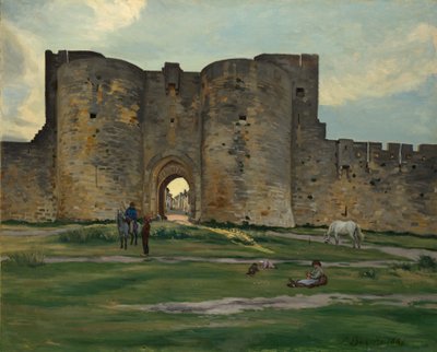 Porte de la Reine en Aigues-Mortes, 1867 de Frédéric Bazille