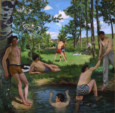 Escena de verano de Frédéric Bazille