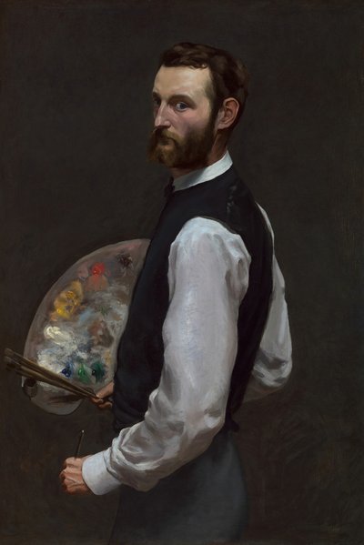 Autorretrato, 1865-66 de Frédéric Bazille