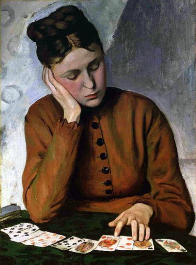 La adivina, 1869 de Frédéric Bazille