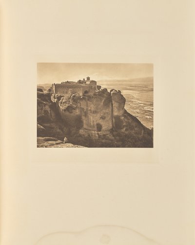 El convento de San Esteban en Meteora de Frédéric Boissonnas