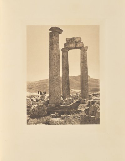 El templo de Zeus en Nemea de Frédéric Boissonnas