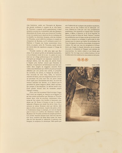 Micenas. Tholos de Atreo de Frédéric Boissonnas