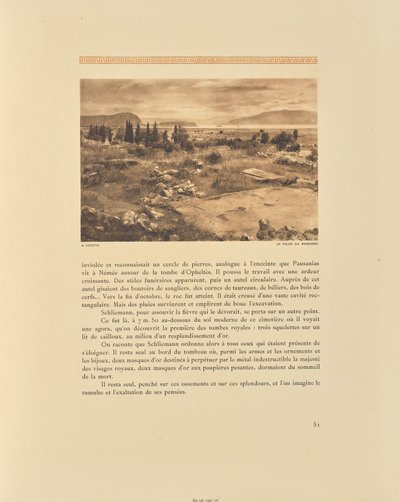 Tirinto. El palacio (el baño) de Frédéric Boissonnas
