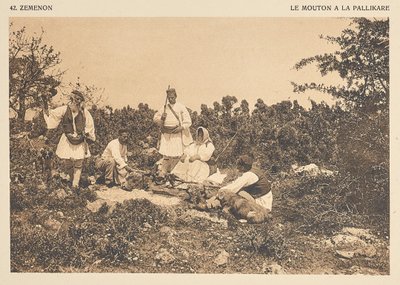 Zemenon. Ovejas en el Pallikare de Frédéric Boissonnas