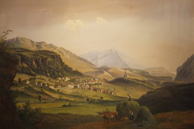 Frédérich Martens - Vista de Pieve Tesino de Frederic Martens