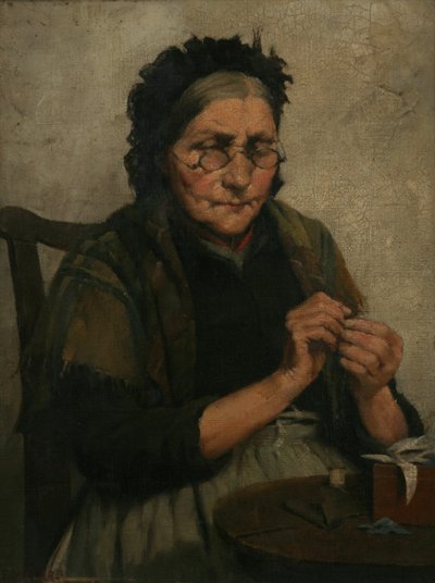 El hilo de la vida corre suave aún, 1885 de Fred Millard