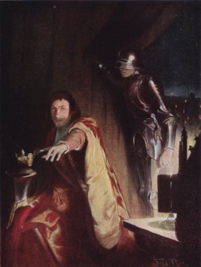 Rey Ricardo III (litografía en color) de Fred Roe