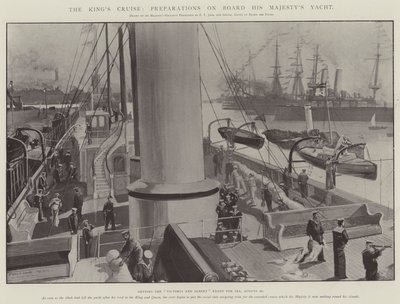 El Crucero del Rey, Preparativos a Bordo del Yate de Su Majestad de Fred T. Jane