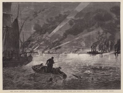 La batalla naval de Dantzig: el hundimiento de un torpedero ruso y el rescate de la tripulación por un yate inglés de Fred T. Jane