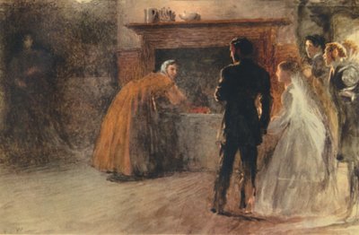La Visita a la Mujer Loca Después del Matrimonio Interrumpido, c1870, 1942 de Fred Walker