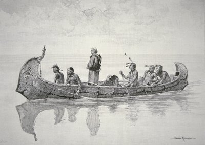 El Misionero de Frederic (after) Remington