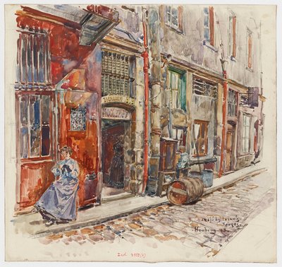 Entrada escalera A del Marché des Enfants-Rouges de Frederic Anatole Houbron