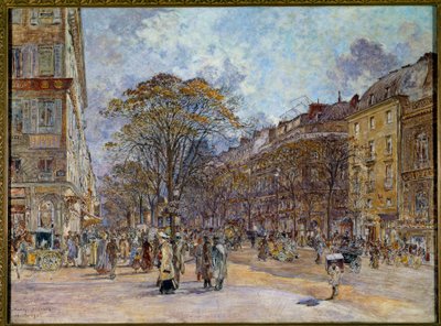 El bulevar de los Italianos en París de Frederic Anatole Houbron