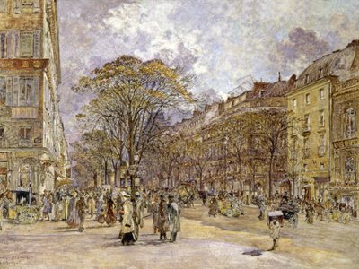 El bulevar de los italianos, París de Frederic Anatole Houbron