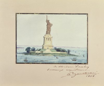 Estatua de la Libertad, Isla Beldoe, Ciudad de Nueva York, 1888 de Frederic Auguste Bartholdi