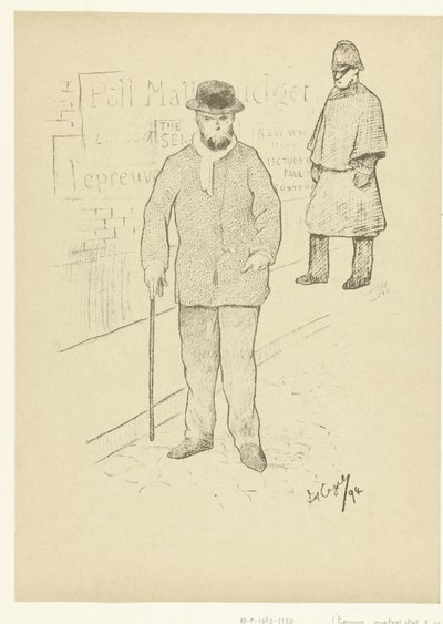 Retrato del poeta Paul Verlaine en Londres
Paul Verlaine en Londres
L