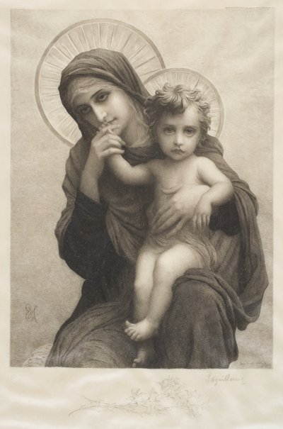 Madonna y Niño de Frederic Auguste Laguillermie