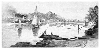 Playa de Manly, Sídney, Nueva Gales del Sur, Australia, 1886 de Frederic B. Schell