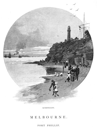 Queenscliff, Port Phillip, Victoria, Australia, 1886 de Frederic B. Schell