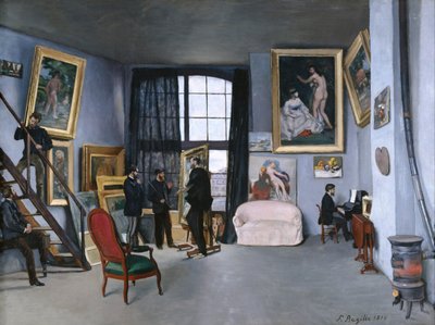El estudio de Bazille de Jean Frederic Bazille