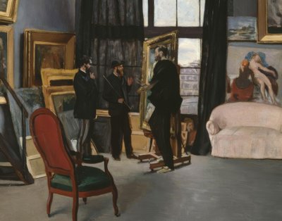 El taller de Bazille de Jean Frederic Bazille