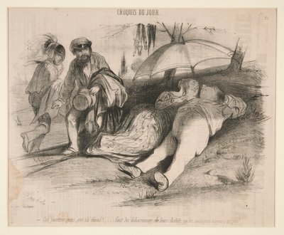 ¡Estas pobres personas, están calientes! de Frederic Bouchot