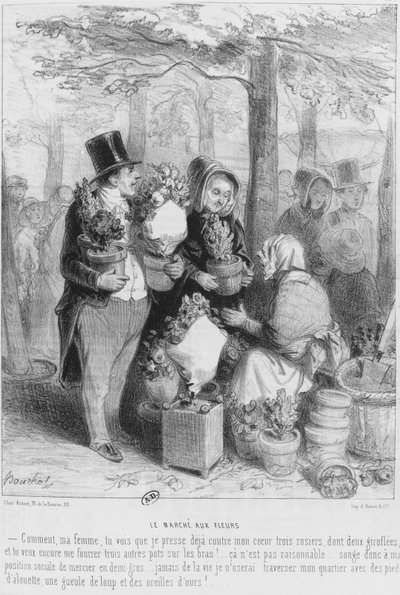 El mercado de flores de Frederic Bouchot