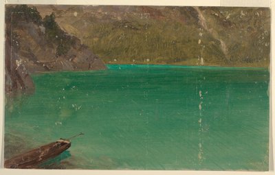 Lago Alpino (Baviera o Suiza) de Frederic Edwin Church