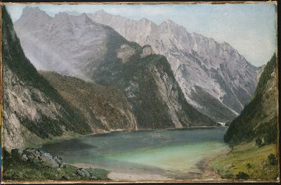 Lago alpino de Frederic Edwin Church