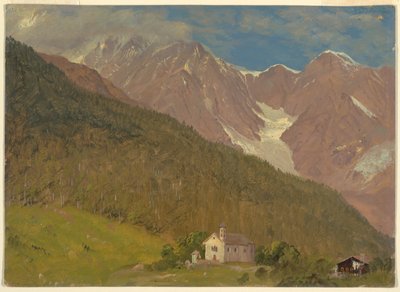 Paisaje alpino en Suiza de Frederic Edwin Church