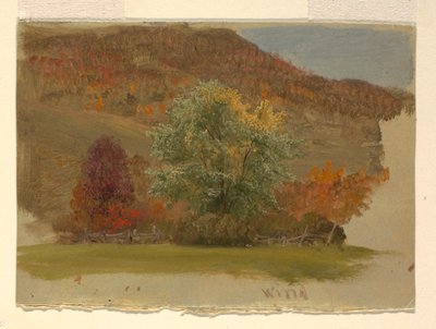 Paisaje de otoño de Frederic Edwin Church