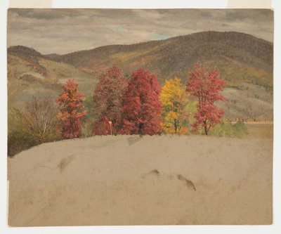 Paisaje de Otoño en Nueva Inglaterra de Frederic Edwin Church