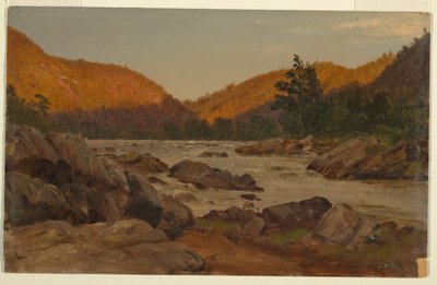 Paisaje otoñal en Carolina del Norte de Frederic Edwin Church