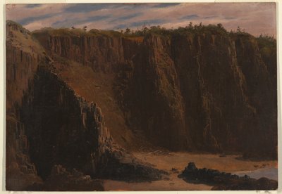 Acantilados en Grand Manan de Frederic Edwin Church