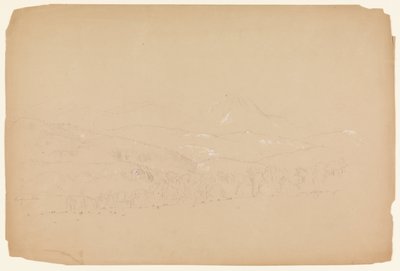 Vista lejana del Katahdin desde el oeste de Frederic Edwin Church