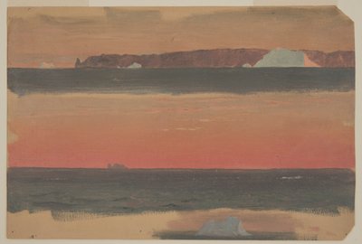 Dibujo, Cabo San Juan, Terranova, 1 de junio de 1859 de Frederic Edwin Church