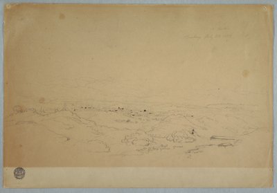 Dibujo, Cartago, Colombia, 23 de julio de 1853 de Frederic Edwin Church