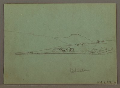 Dibujo, Cefalonia, Grecia, abril de 1869 de Frederic Edwin Church