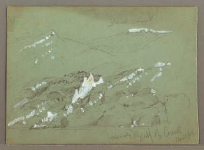 Dibujo, Cefalonia, Grecia, abril de 1869 de Frederic Edwin Church