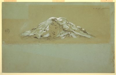 Dibujo, Chimborazo, ca. 1857 de Frederic Edwin Church