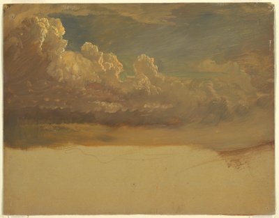 Dibujo, Estudio de nubes, marzo de 1871 de Frederic Edwin Church