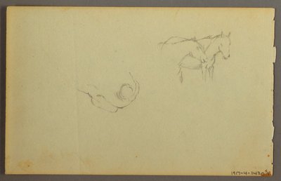 Dibujo, Estudio de nubes, 1844 de Frederic Edwin Church