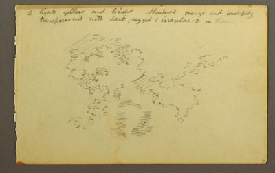 Dibujo, Estudio de nubes, 1845 de Frederic Edwin Church