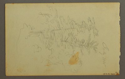 Dibujo, Estudio de nubes, 1845 de Frederic Edwin Church
