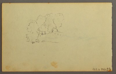 Dibujo, Nubes, 1844 de Frederic Edwin Church