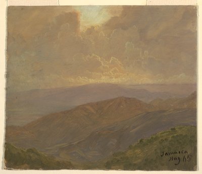 Dibujo, Cielo nublado, agosto de 1865 de Frederic Edwin Church