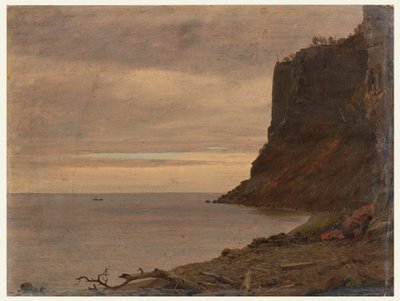 Dibujo, Costa de la isla de Grand Manan, Canadá, agosto o septiembre de 1851 de Frederic Edwin Church