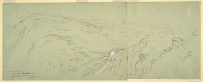 Dibujo, Vista lejana de Damasco, Siria, 1868 de Frederic Edwin Church